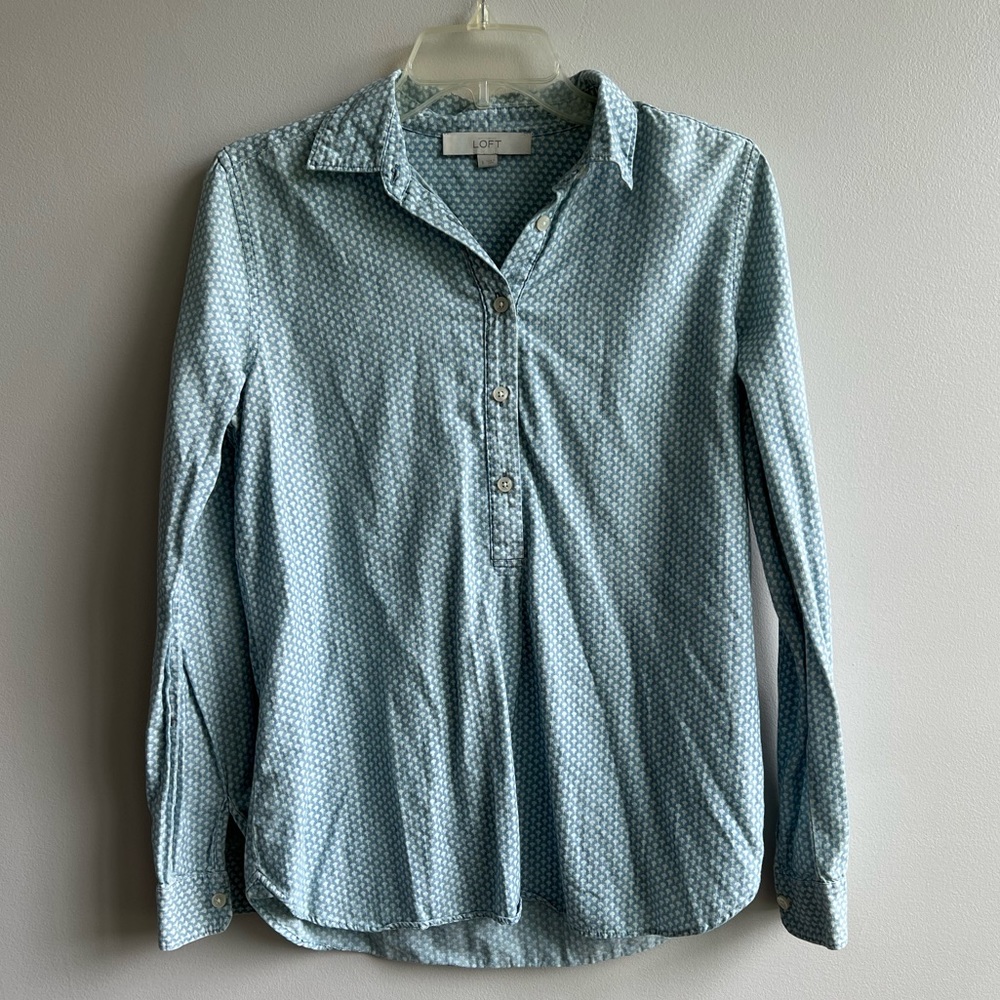 Loft Detailed Buttoned Top